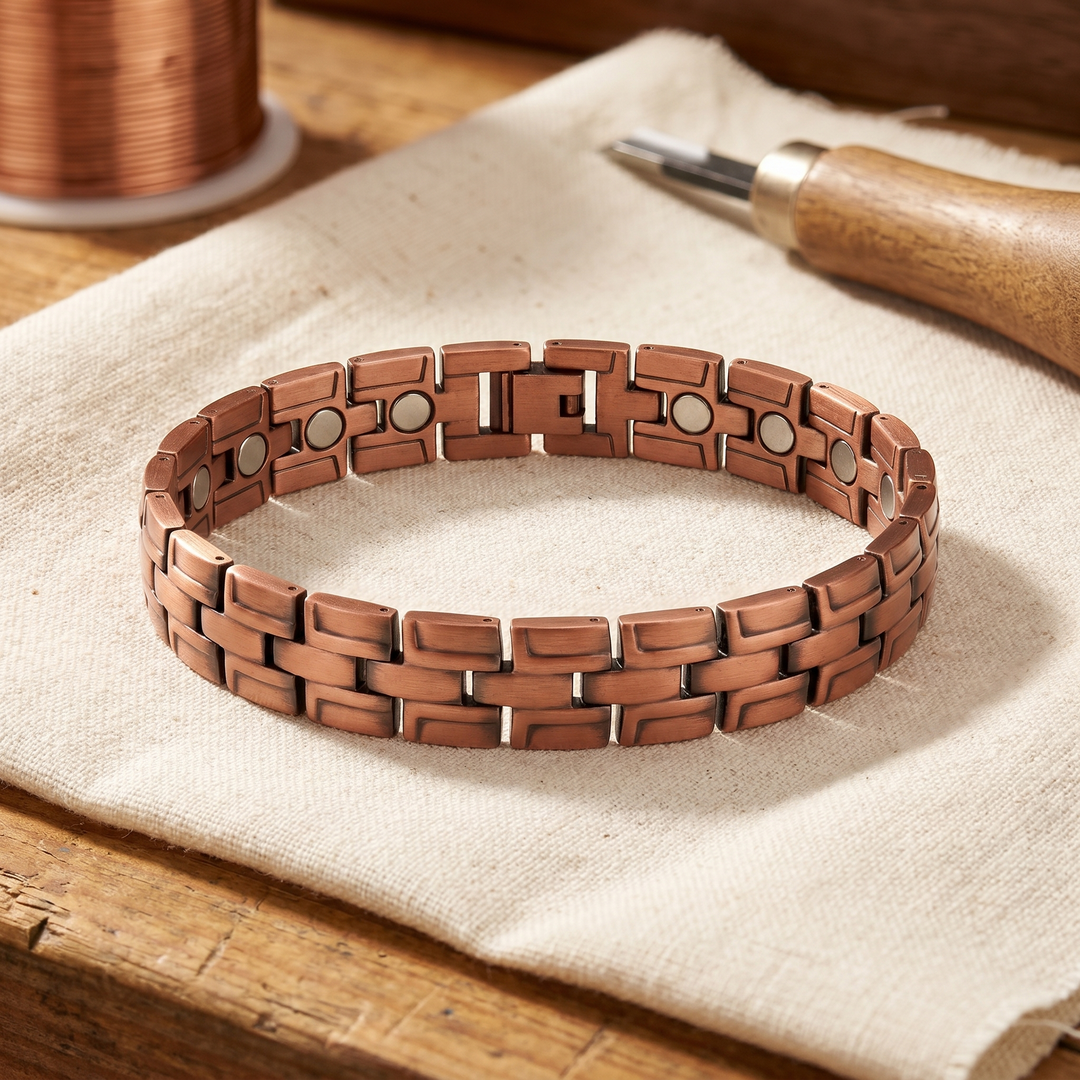 Amelia's Gorse Men's Copper Bracelet