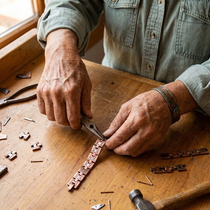 Amelia's Gorse Men's Copper Bracelet